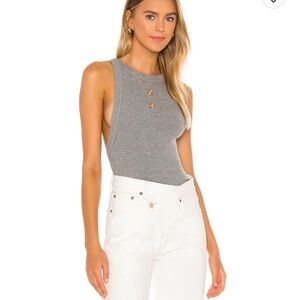 NWT Revolve The Line by K Ximeno Tank in Heather Grey Size Medium